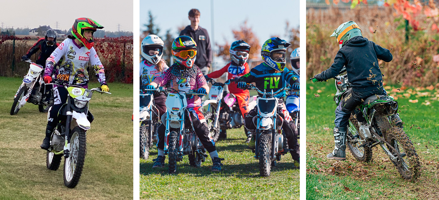 Treningi grupowe motocross - grupa początkująca i zaawansowana Fabryka Mistrzów